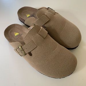 Aloha Island Suede Clogs